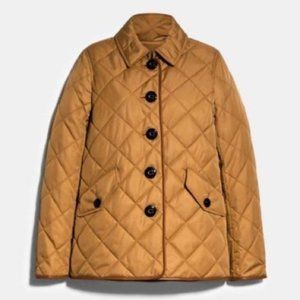 Coach women quilted jacket NWT